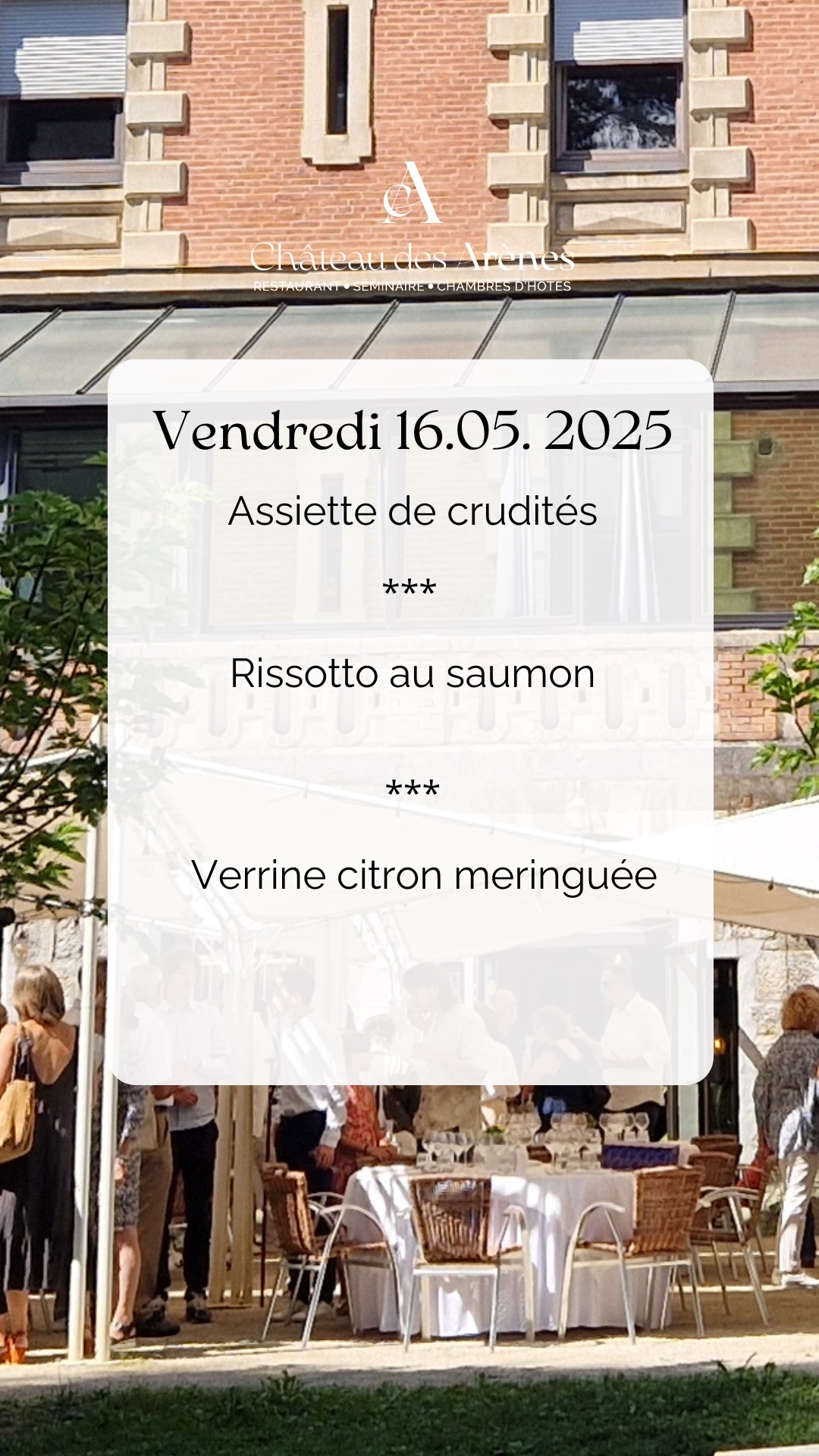 Formule bistro à partir de 15, 00 euros